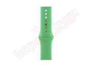 Correa de silicona verde (bright green) para reloj inteligente Apple Watch Series 7/8 de 41mm